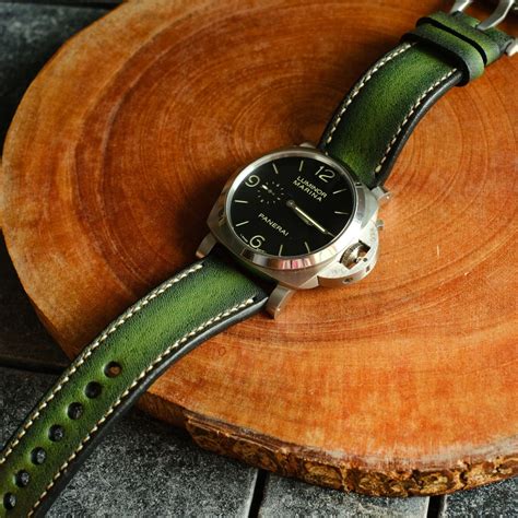 panerai 22mm leather strap|panerai luminor marina strap.